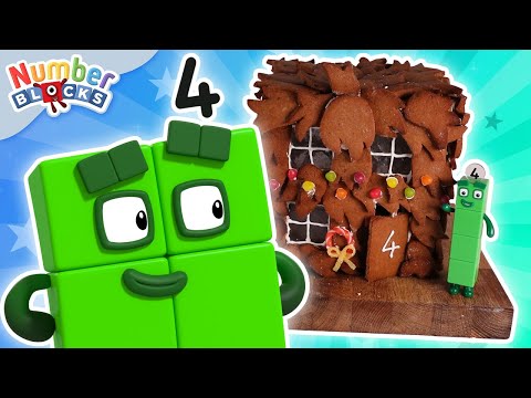 The Greatest Gingerbread Grotto Bake-along! | Learn to Count for Kids | @Numberblocks