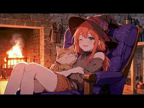 Goodbye Halloween 2024 🎃 Lofi Halloween Vibes 🎃 Night Lofi Songs To Feel Happy With Your Pet