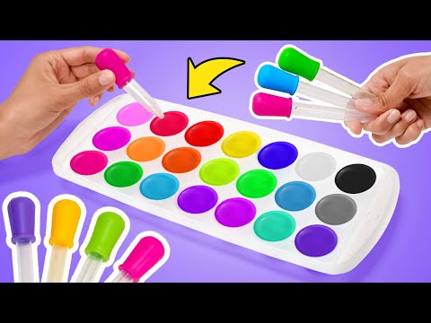 Let's Make 16 New Colors from 5 Main Ones 😍🎨 Best Art Ideas and Drawing Hacks