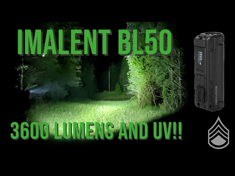 IMALENT BL50 - 3600 Lumens and UV!!