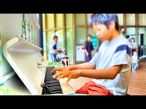 11-Year-Old's Piano Cover: Sayonara Mata Itsuka! by Kenshi Yonezu on Street Piano