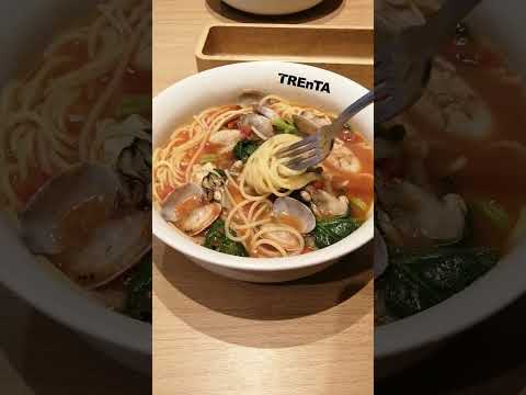 TREnTA（トレンタ）にてスープパスタ。