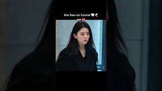 Kim Sae-ron funeral🤍🕊️ RIP💔