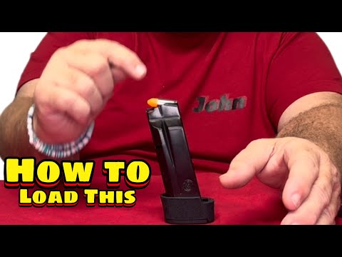 How To Load A Semi Auto Pistol Magazine ( Simple Hack)