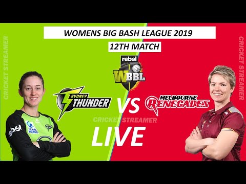 Highlights Women's BBL 2019 | Sydney Thunder vs Melbourne Renegades | women's big bash live T20