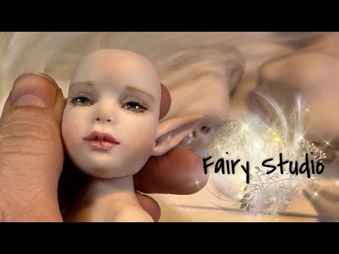 Fairy Studio 20: Fairy Faces - faceup makeup #ellenfaeforest #artist #face #makeup #art #vlog #doll