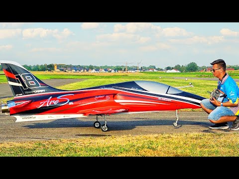 BEST RC JET FLIGHT EVER! XXL RC TURBINE JET FLIGHT DISPLAY DEMONSTRATION