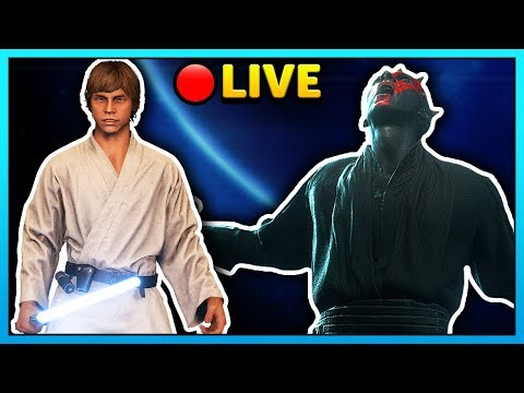 🔴 Luke Skin + Maul Emote DELAYED - Friday Night Battlefront - Star Wars Battlefront 2 Livestream