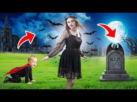 Birth to Death of Vampire Girl || We Got in the Mansion of Vampires