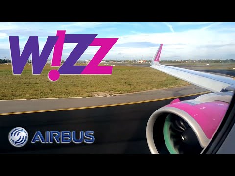 Wizz Air Airbus A321neo ✈ Takeoff from Berlin to Budapest