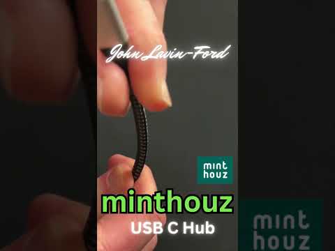 Minthouz USB C Hub. John Lavin-Ford. #minthouz #usbc #usbhub #usbdock