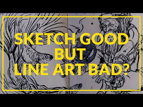 How to transition from Sketch to Line Art