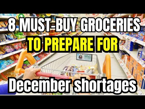 Stock Up Now 8 Grocery Products to Buy Before December