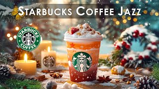 カフェ bgm 火曜️ ☕ Uplifting Starbucks Music & Winter Ambience  🎼 ジャズ音楽と共に学ぶことで気分を高めましょう❄ スタバの季節メニューを楽しむ