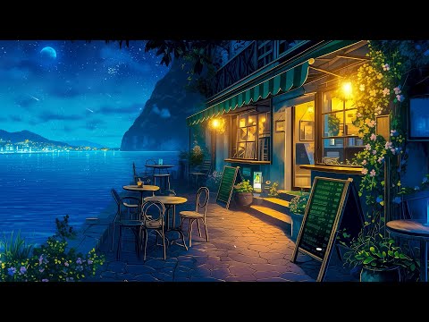 Quiet Spring Night Café 🌙 Lofi Spring Vibes 🌙 Night Lofi Songs To Feel Peaceful At The Weekend Night