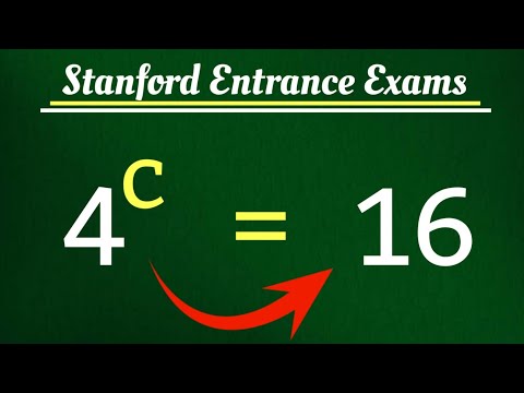 A beautiful Olympiads Exponential Trick | Stanford Entrance Exams question #maths #math #algebra