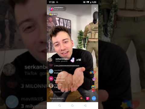 enes batur ayaz lansman tiktok live