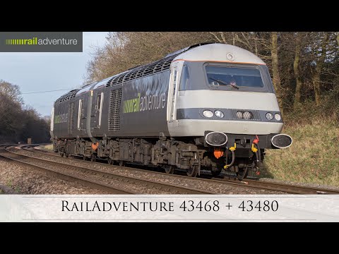 RailAdventure 43468 + 43480 through Mortimer 19/02/2023