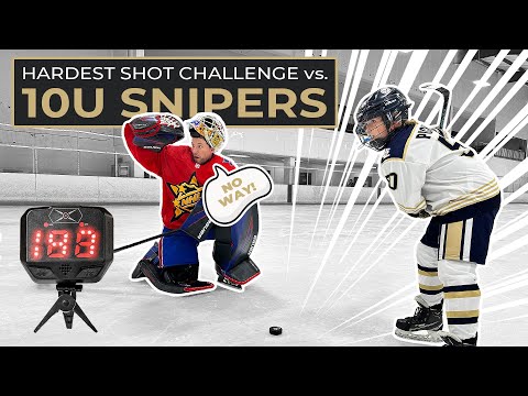 Hardest Shot Challenge vs. 10U Snipers