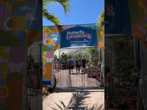 Butterfly Landing at EPCOT Flower & Garden Festival #disneyafternoon