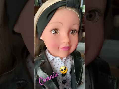 Connie #doll #dollhair #blonde #designafriend #beautiful #blackandwhite #unboxing #megababe #shampoo