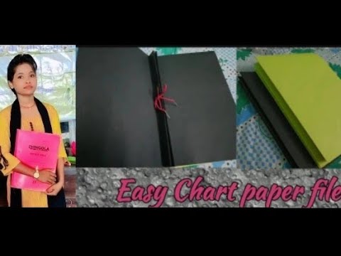 How To Make Easy Chart Paper File Using Chart Paper | simple File