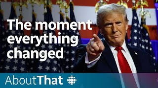 The exact moment Trump won the election | About That