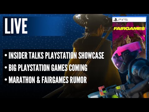 Insider Talks PlayStation Showcase | Big PlayStation Games Coming | Marathon & Fairgames Rumor