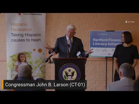 LIVE NOW: Rep. Larson with the Hispanic Federation to Announce a New Financial Education Initiative