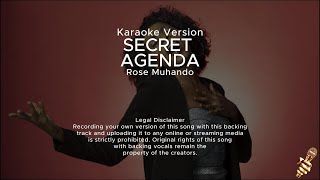 Rose Muhando - Secret Agenda (Karaoke Version)