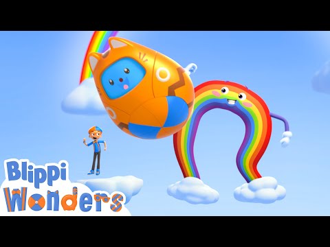 Blippi Gökkuşağı Renklerini Öğreniyor 🌈 Blippi Türkçe - Çocuklar için Eğitici Videolar