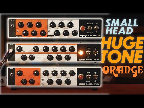 Orange "Baby Range" Amp Heads | NAMM 2025 | Solid State Power Houses