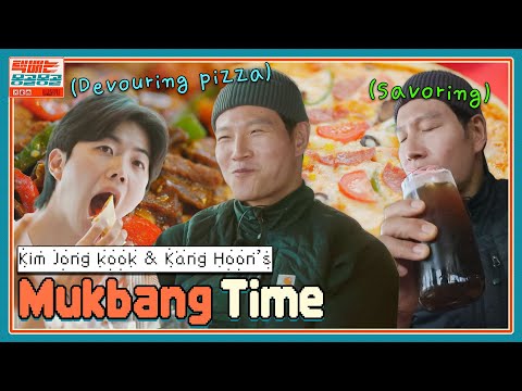 ＂It's So Good＂ Kim Jong kook & Kang Hoon’s Mukbang Moments 🤤 | Express Delivery