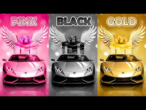 Choose Your Gift! 🎁 Pink, Black or Gold 💗🖤⭐️ How Lucky Are You? 😱 Quiz Zone #4 #chooseyourgift