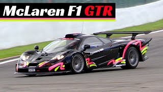 McLaren F1 GTR LongTail (Road Spec) in Action at Spa Francorchamps - Flatout, flyBys, Revs & Sound!