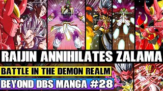 Beyond Dragon Ball Super Demon God Raijin Annihilates Zalama! Rebellious Battle In The Demon Realm