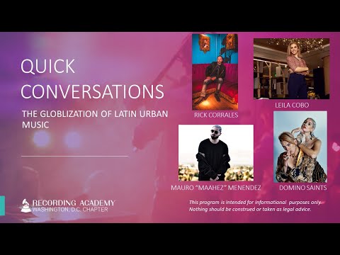 Quick Conversations: The Globalization of Latin Urban Music