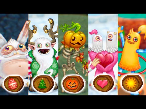 ADULT SEASONALS - My Singing Monsters Dawn of Fire style