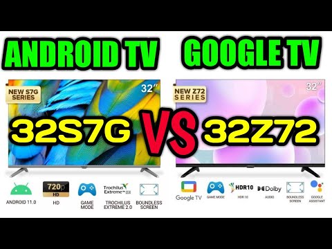 Full Comparison Coocaa 32S7G VS 32Z72 || Android TV vs Google TV