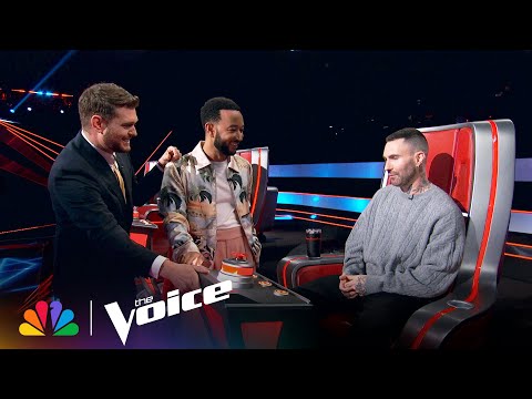 Adam Snags Blake's Old Chair and More Hilarious Outtakes from Blind Auditions | The Voice | NBC