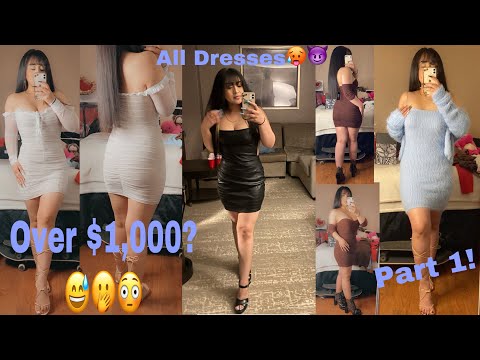 +$1,300 Fashion Nova Try on HAUL -Part 1 Dress spree Back to College 2021