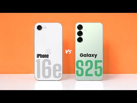 iPhone 16e ⚡ vs ⚡ SAMSUNG Galaxy S25 Full Comparison