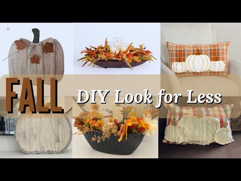 🍂 HIGH END FALL KIRKLANDS DUPES | Get The High End Look For MUCH Less! | DIY Fall Decor On A Budget