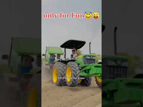 John Deere 5410 4x4 👽 vs John Deere 5050D🤖 || Tractor Tochan🔗 #shorts #nishudeshwal #tochanking