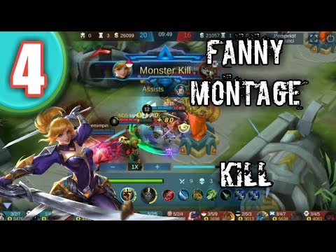 Fanny Highlight montage kill mobile legends bang bang |part 4 |  fanny montage freestyle noobqueen