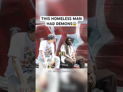 Casting Demons Out Of Homeless Man👹😱 #viral #shorts