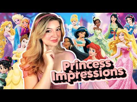 DISNEY PRINCESS VOICE IMPRESSIONS!!