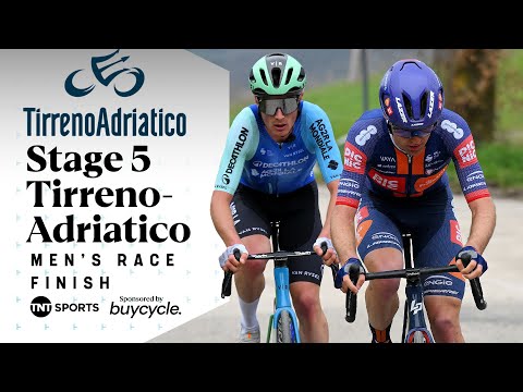 STUNNING RIDE TO SEAL WIN! 💪 | Men's Stage 5 Tirreno-Adriatico 2025 Final KM's | TNT Sports Cycling