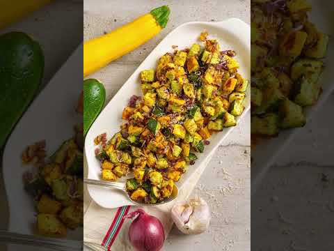 Roasted Summer Squash and Zucchini: #roasted #squash #zucchini #zucchinirecipe #shortvideo