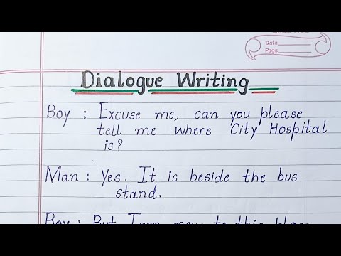 Dialogue Writing